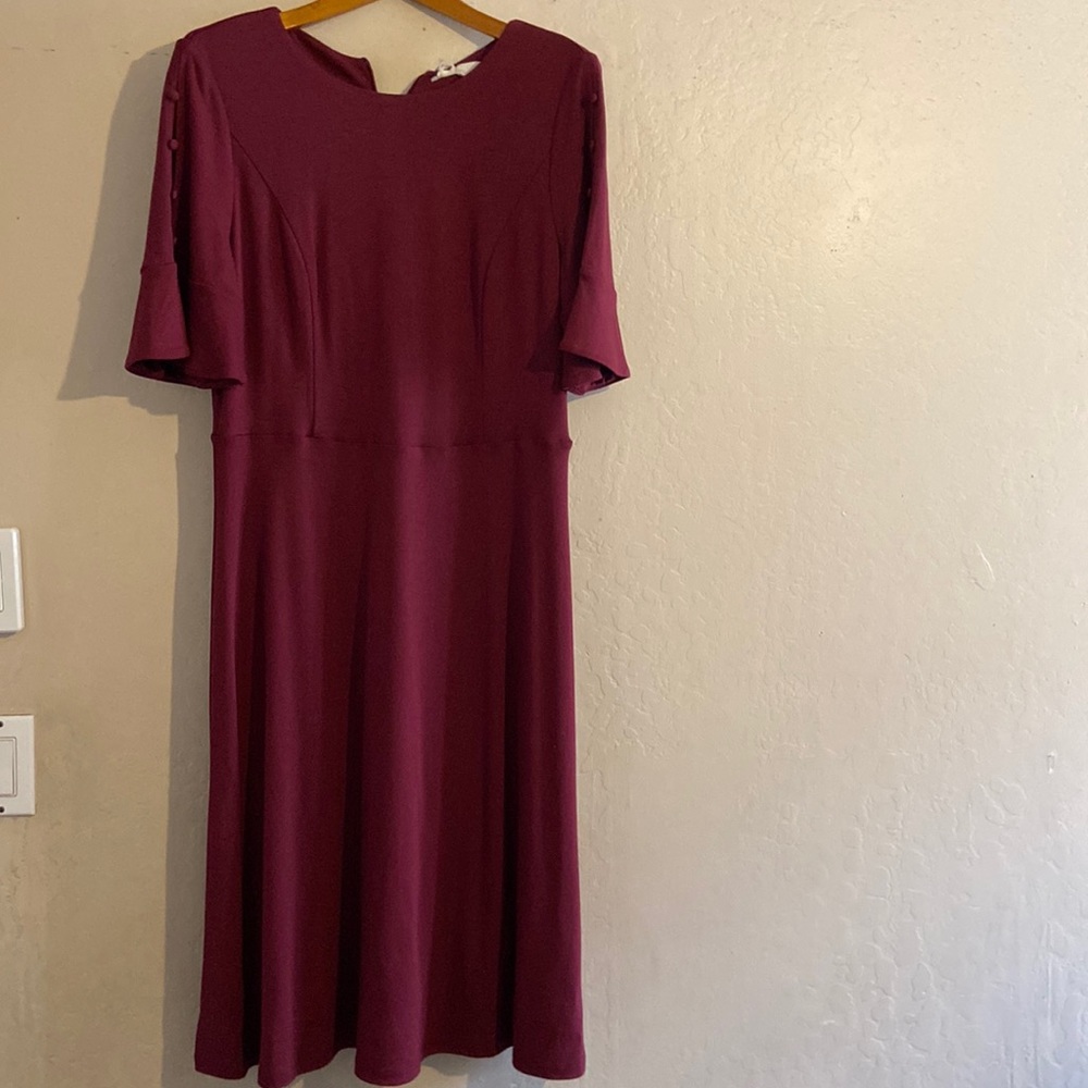 Brand New A-Line Burgundy Dress Size 14